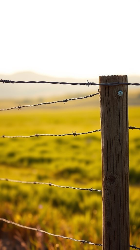 secure stylish barbed wire fencing