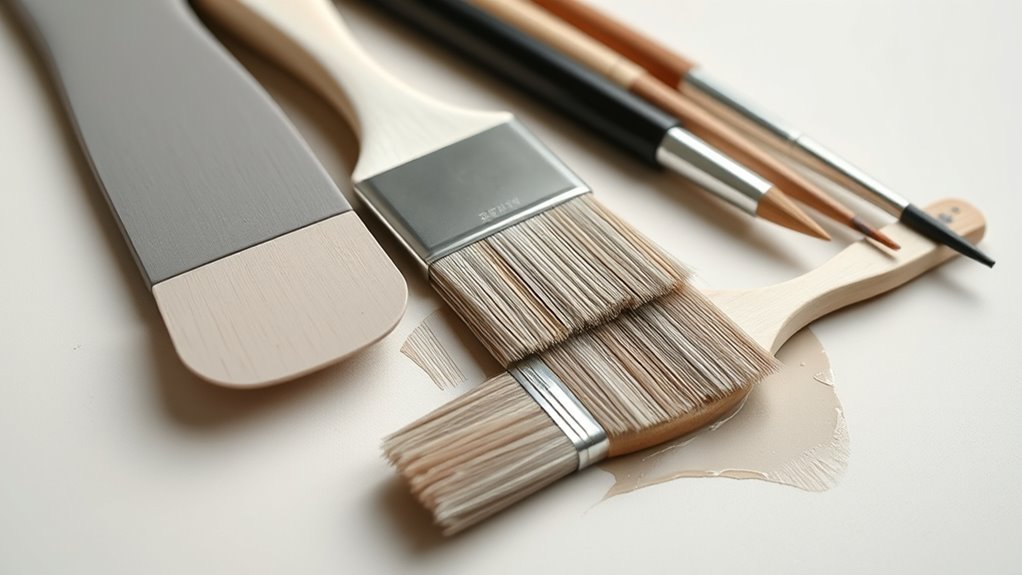 select appropriate brush types