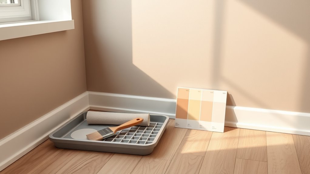 select suitable paint finish