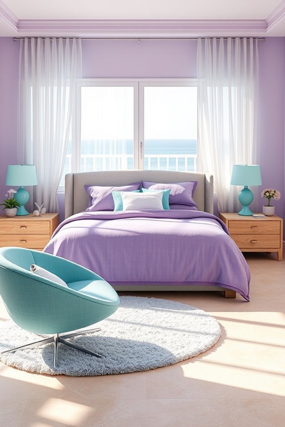 serene beach inspired bedroom decor