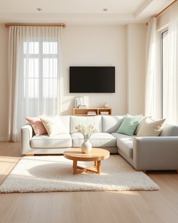 serene bedroom color palette