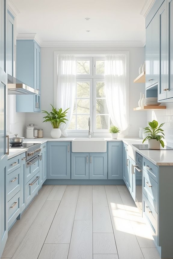 serene coastal kitchen design