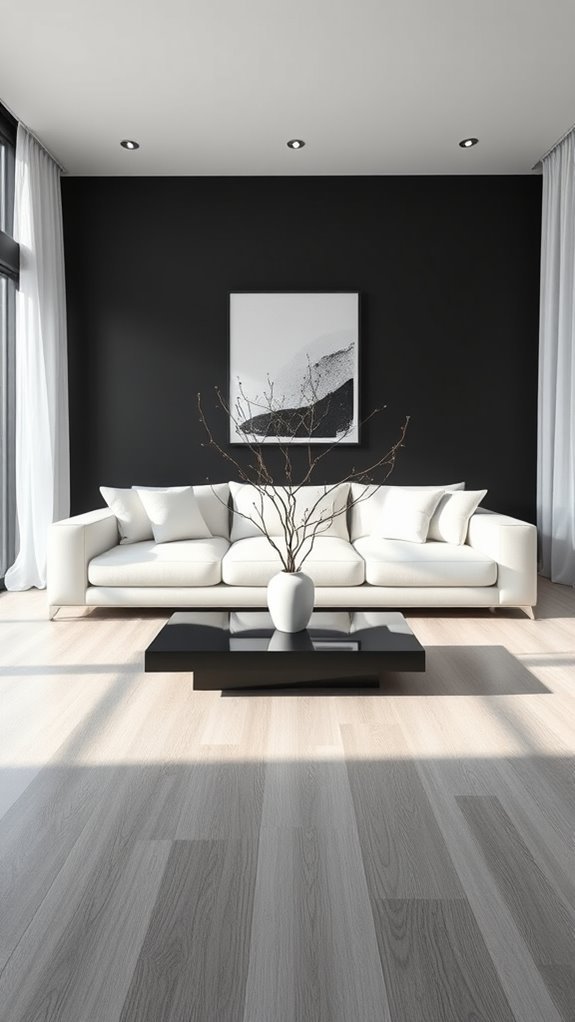 serene functional minimalist living