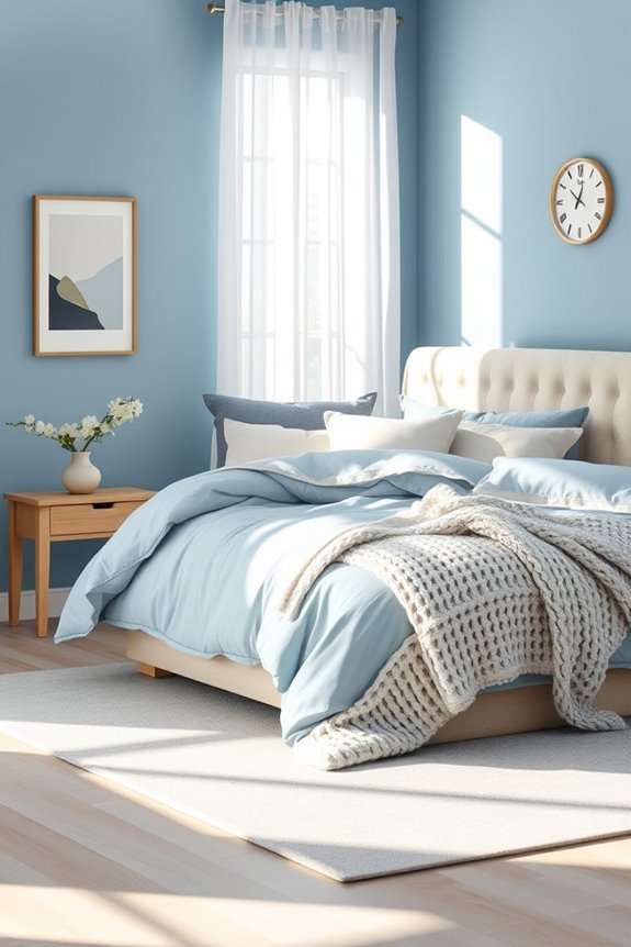 serene layered bedding textures