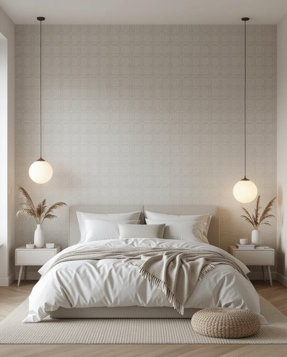 serene minimalist bedroom design