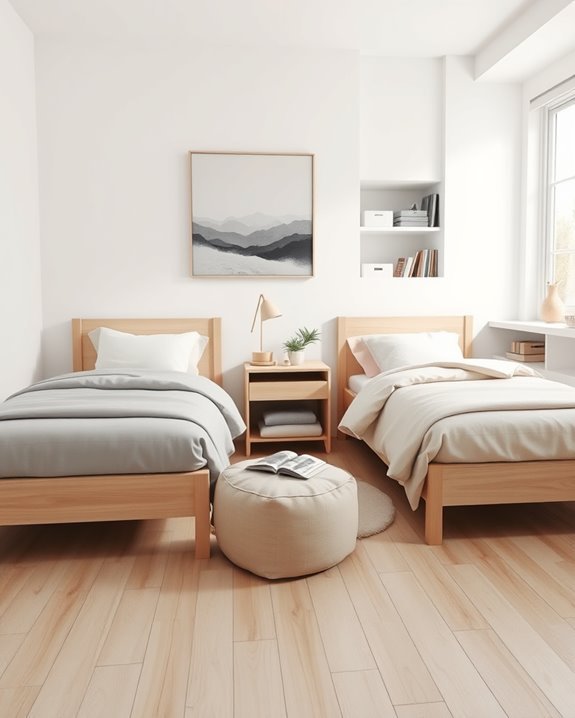 serene minimalist children s room