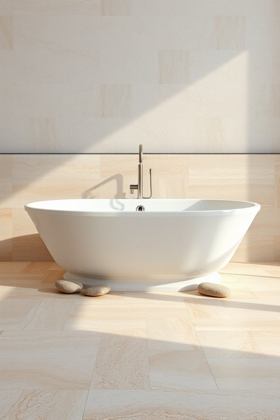 serene natural stone aesthetics