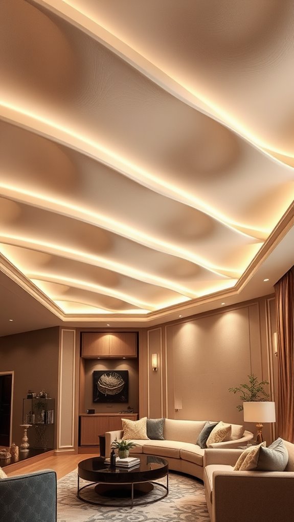 serene soft curved designs