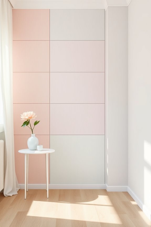 serene soft pastel decor