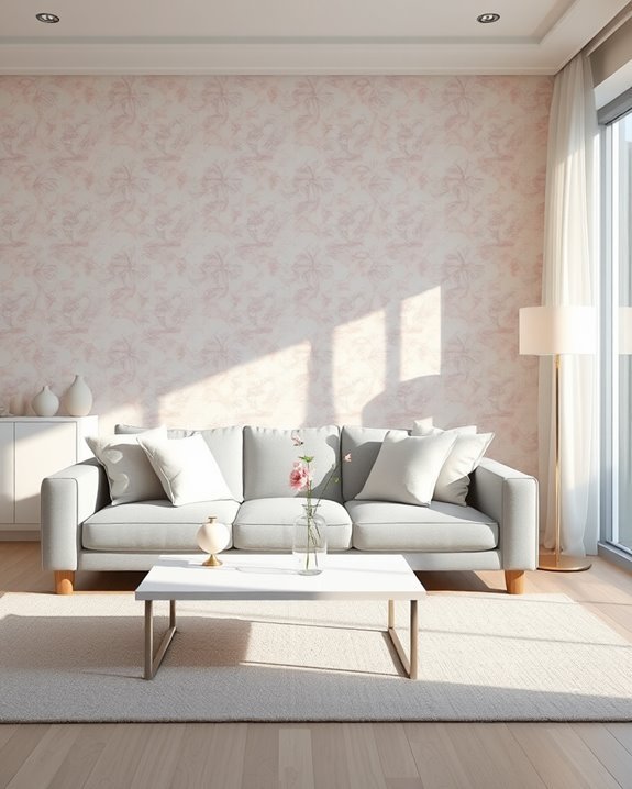 serene soft pastel decor
