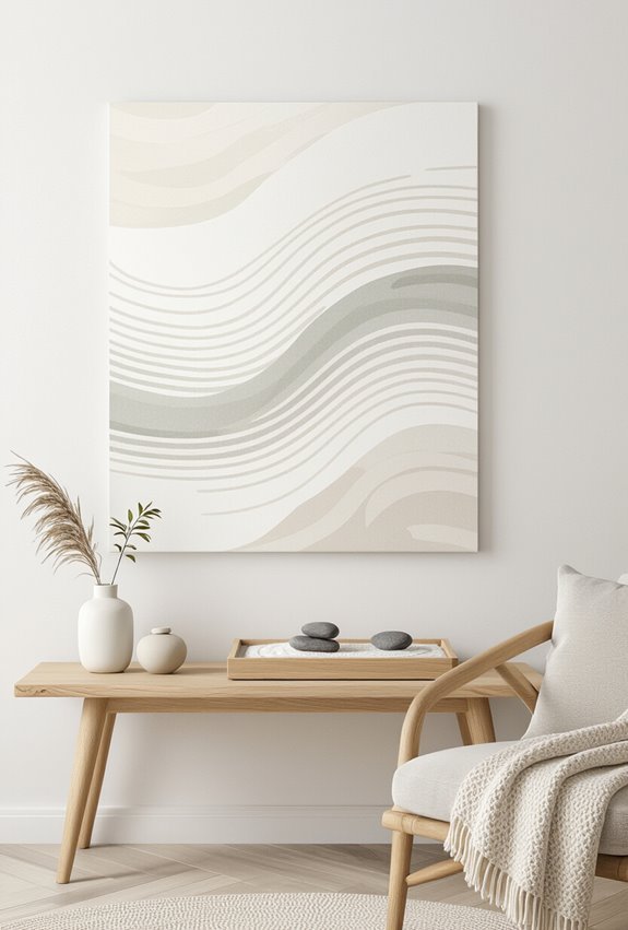 serene spiritual zen wallart