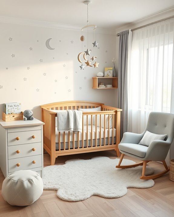 serene starry night decor