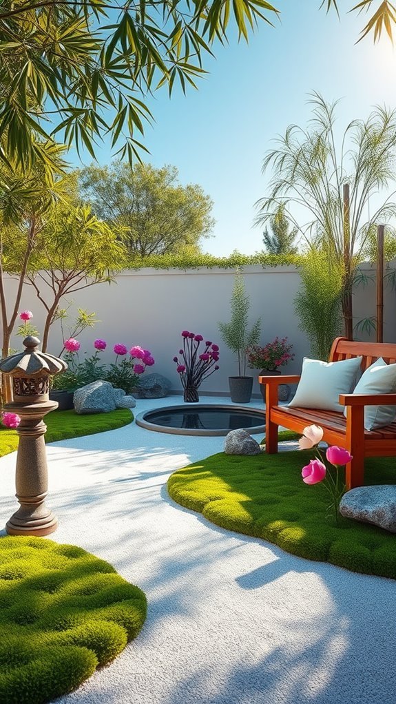 serene zen garden elements