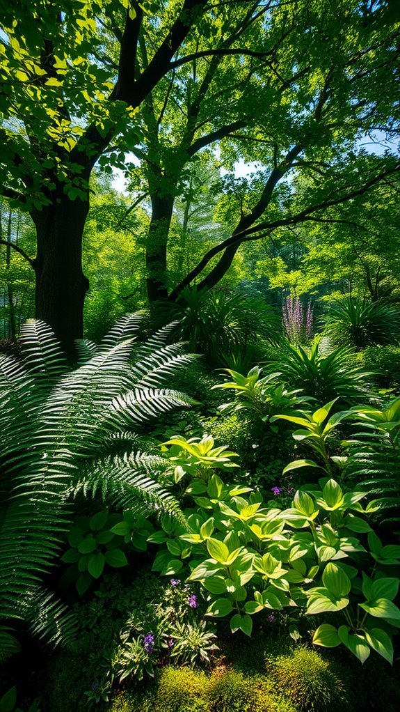 shade garden design ideas