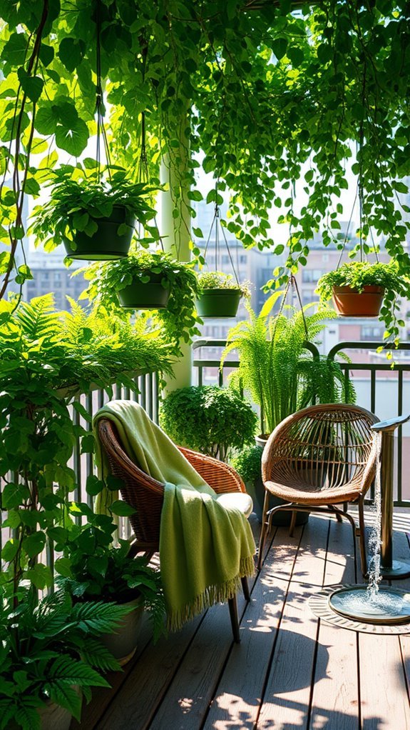 shade loving balcony plants