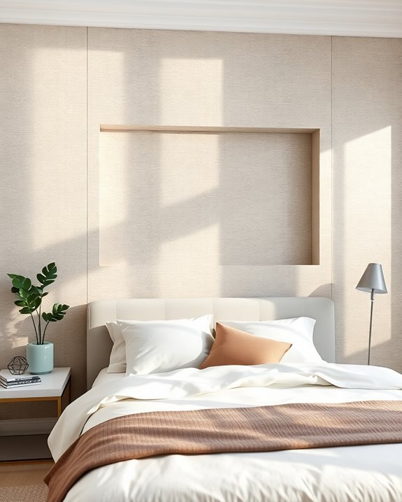 shadow box accent wall