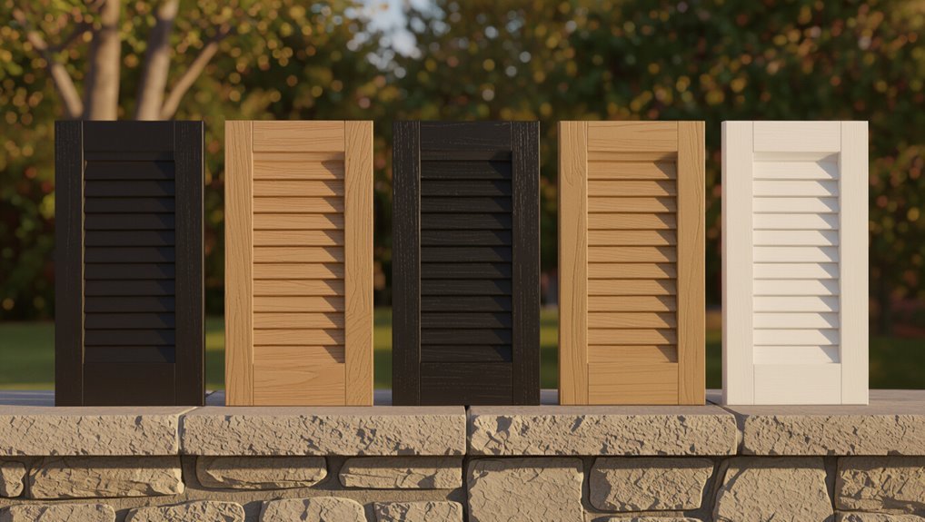 sheen comparison for shutters