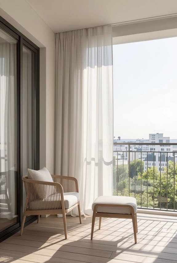 sheer curtains for privacy
