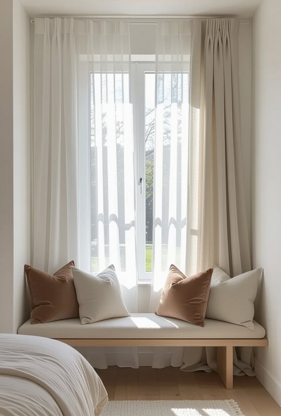 sheer layered privacy with warmth