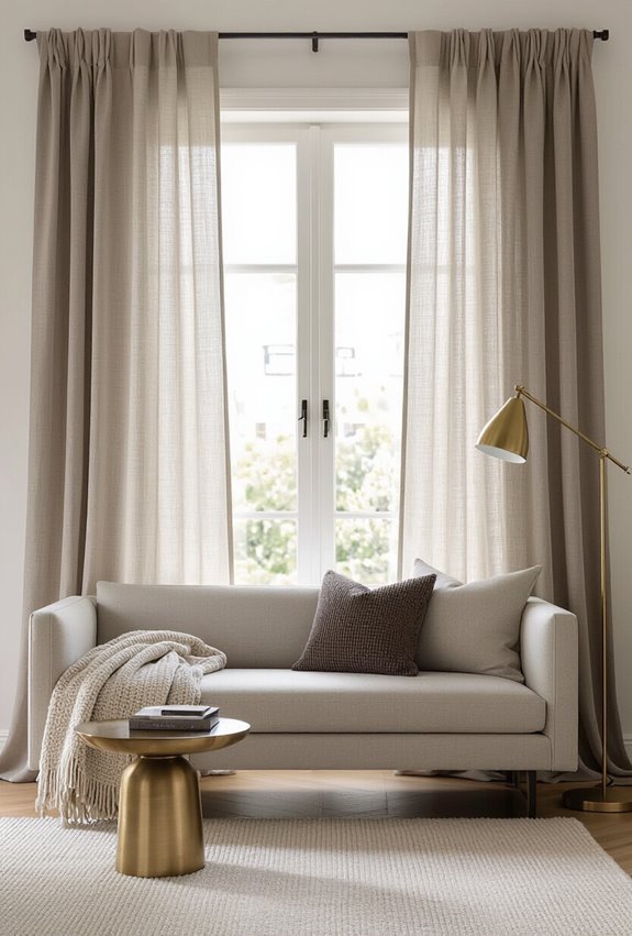 sheer layers soften moody rooms