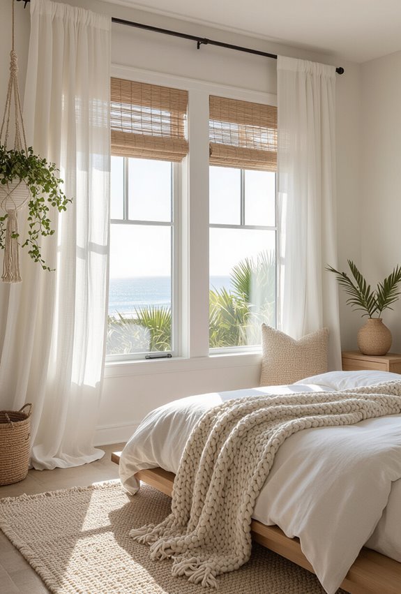 sheer natural fiber breezy treatments