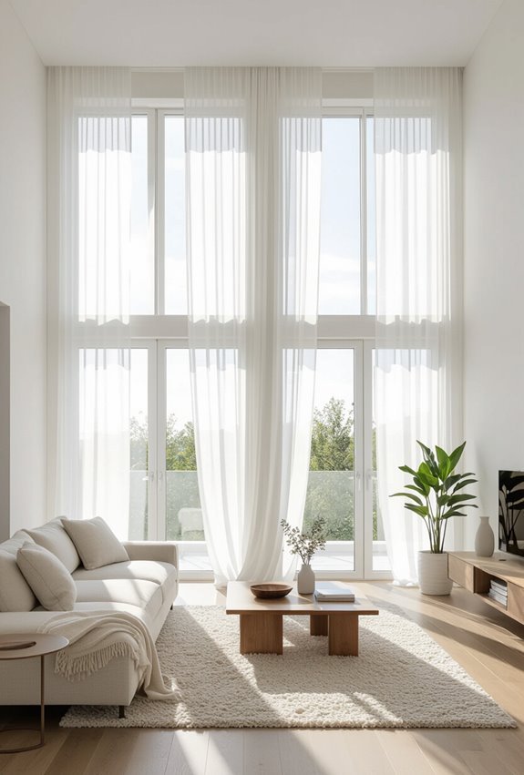 sheer shades preserve vertical openness