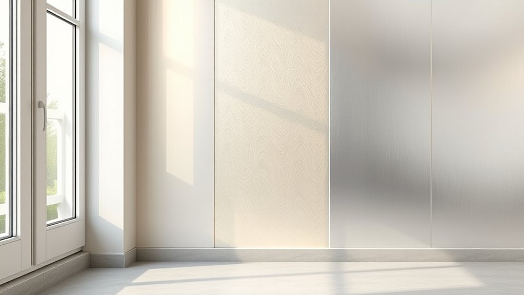 shifting textured reflective finishes