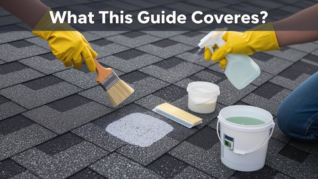 shingle maintenance and paint removal