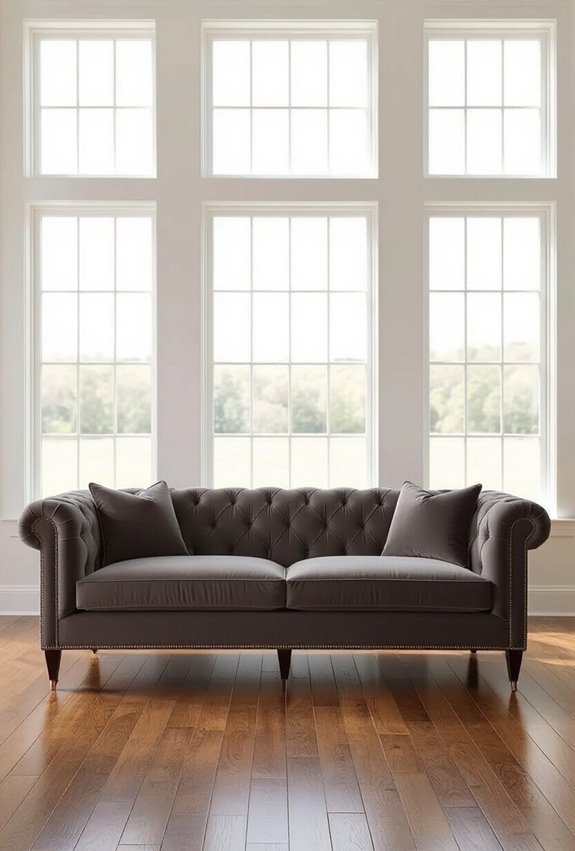 show stopping tailored sofa centerpiece