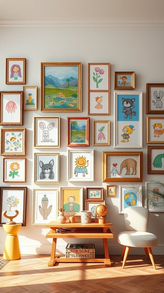 showcase children s creative artwork