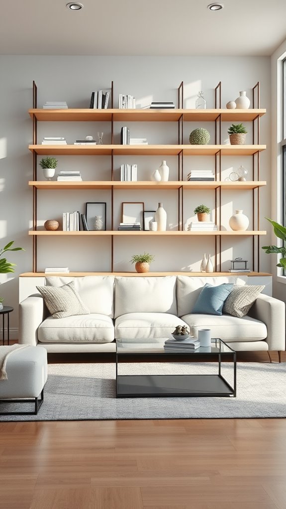 showcase personality with shelving