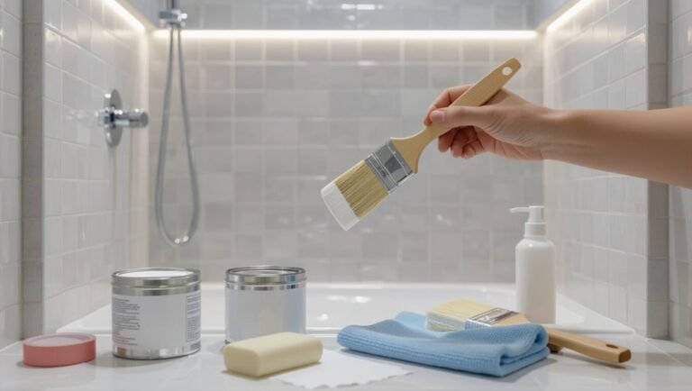 shower wall painting considerations