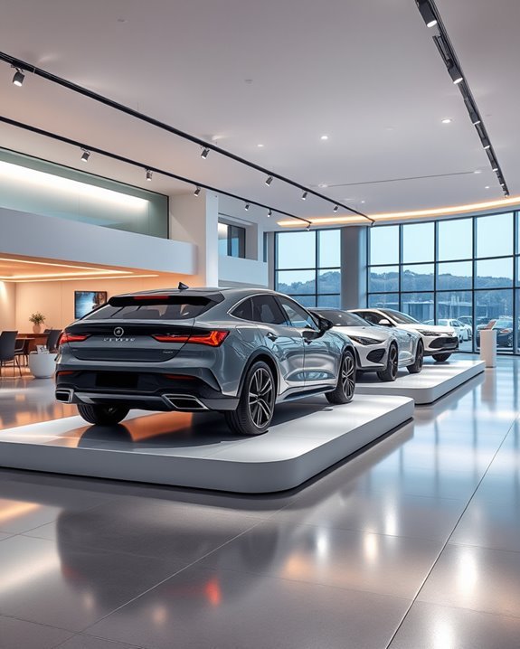 showroom vehicle lighting solutions