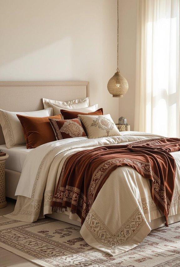 silk embroidery layered textiles
