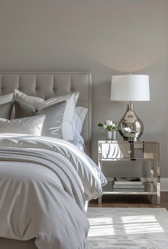 silver accents amplify grey