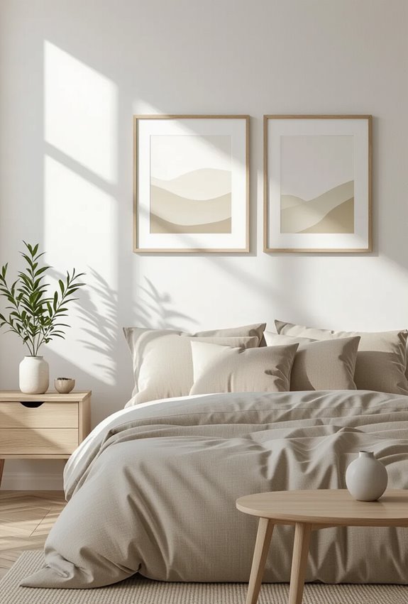 simple framed artwork highlighted