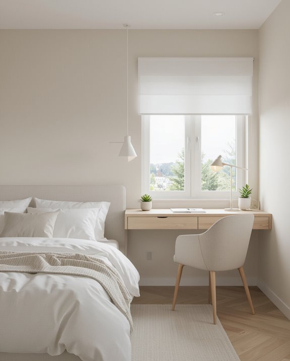 simplicity promotes serene spaces