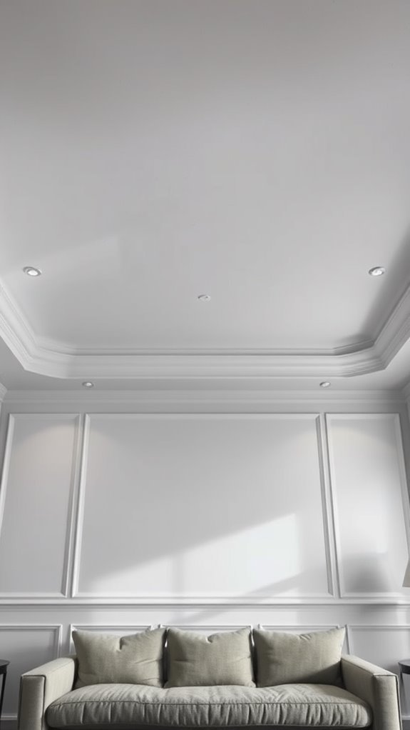 single color ceiling designs