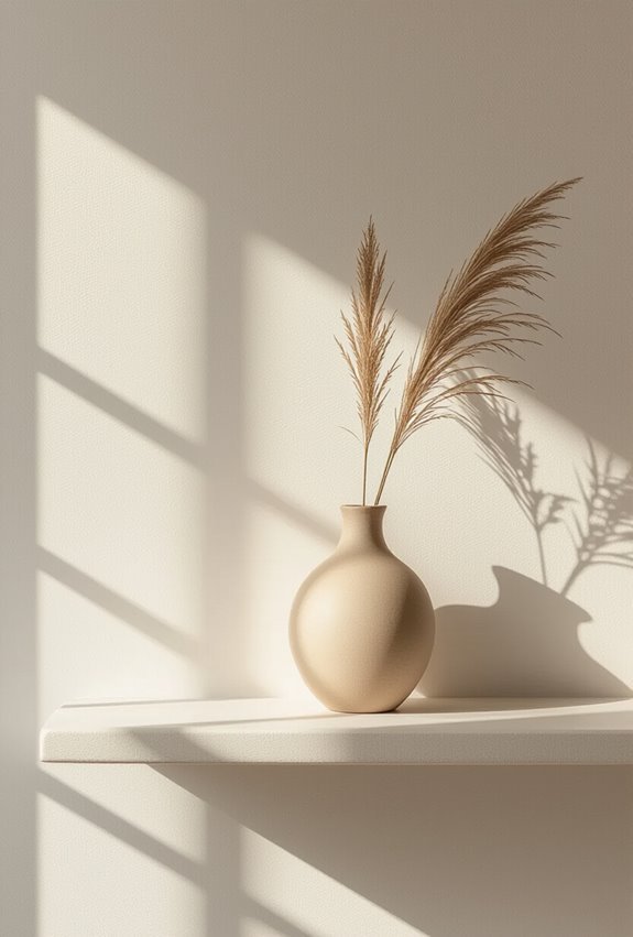 single object minimalist floating shelf