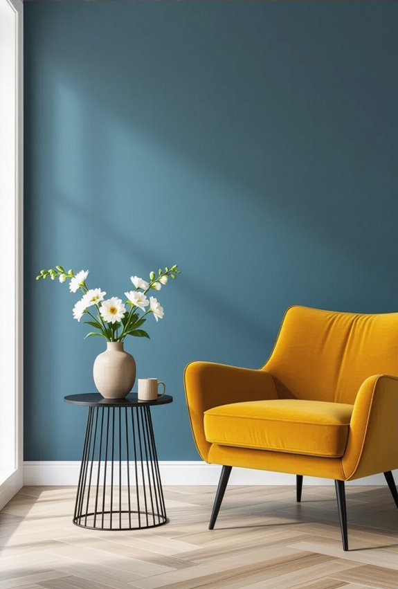 slate blue calms boldness