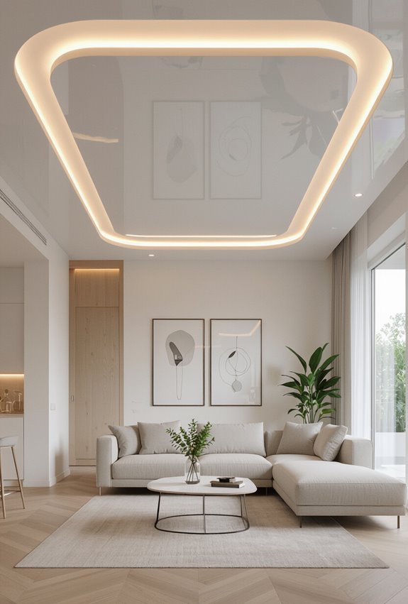sleek acoustic backlit ceiling solutions