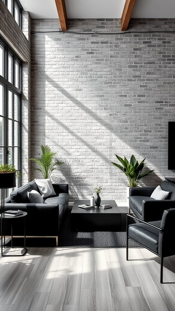 sleek classic grey brick