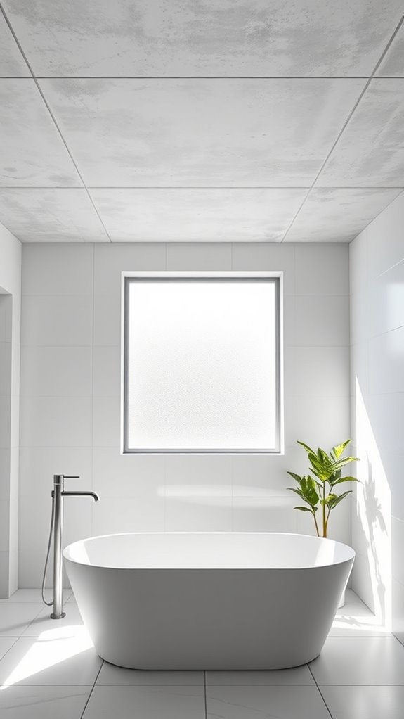 sleek durable bathroom design