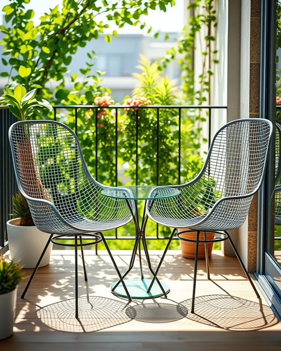 sleek durable weather resistant chairs