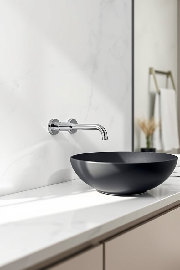 sleek efficient bathroom faucet