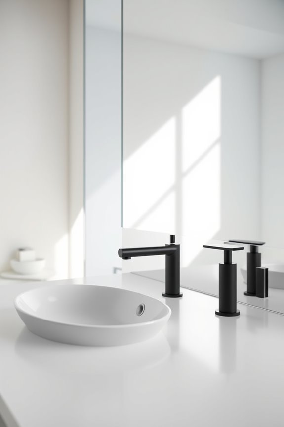 sleek ergonomic modern faucets