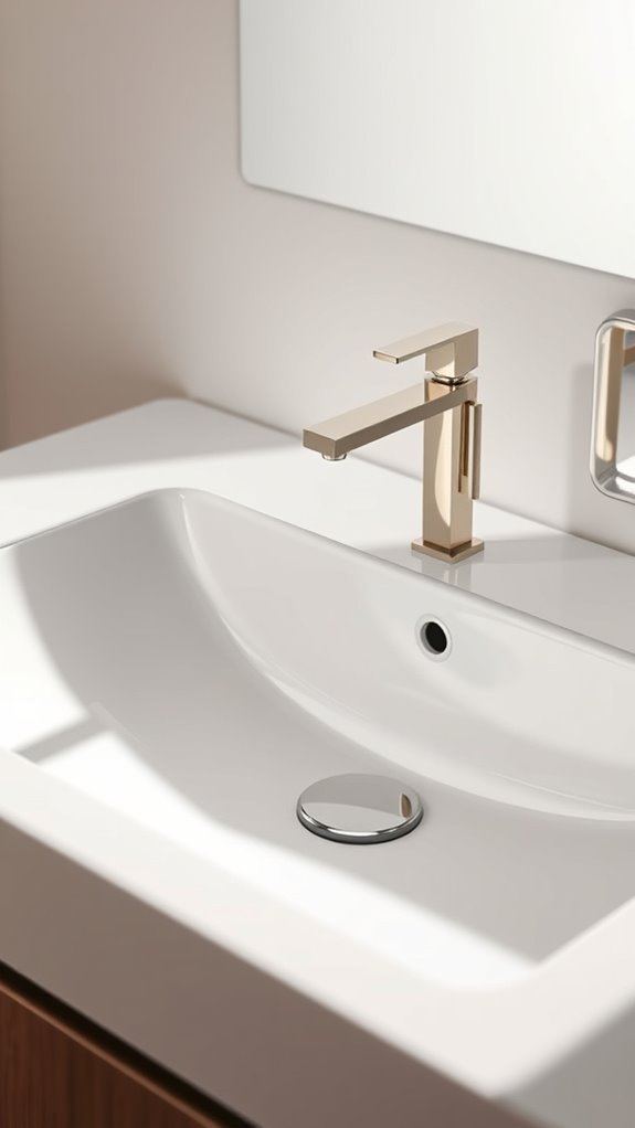 sleek integrated soap dispensers