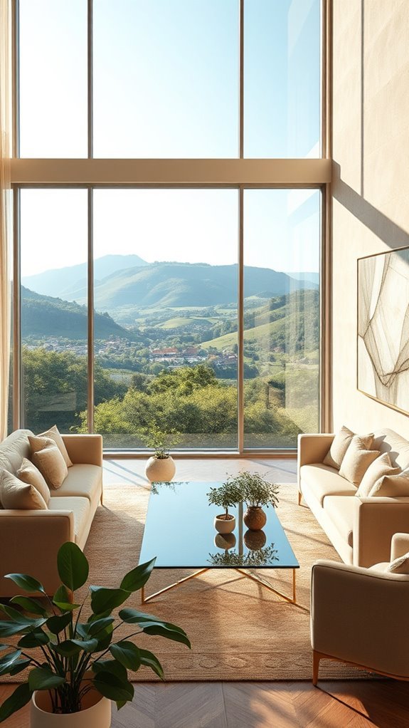 sleek integrated window treatments