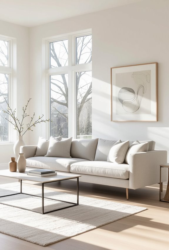 sleek low profile modern furniture