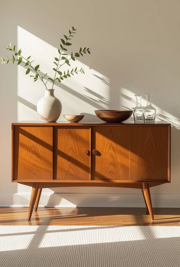 sleek mid century storage solution